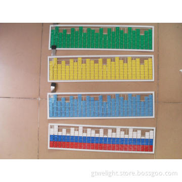Different Color Equalizer Car Sticker